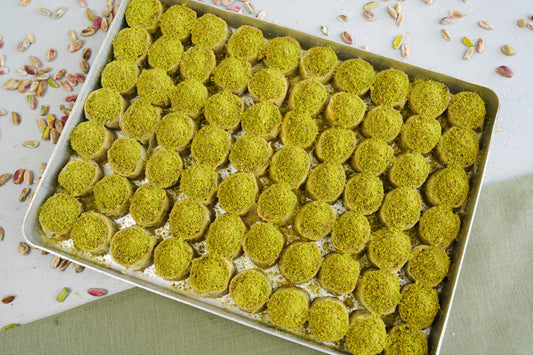Homemade Pistachio Baklava Bites, Gourmet Turkish Dessert, Luxury Sweets Gift, Artisan Pastry