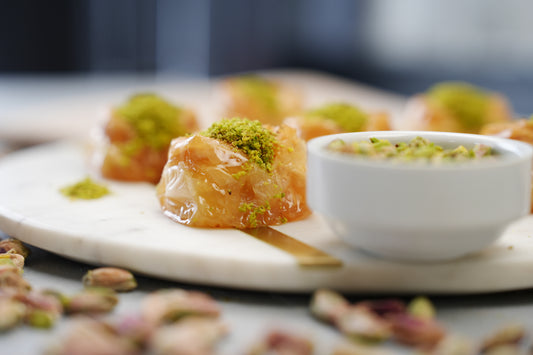 Baklava Gift Box, Turkish Pistachio Baklava, Handmade Gourmet Dessert, Luxury Food Sweets Gift