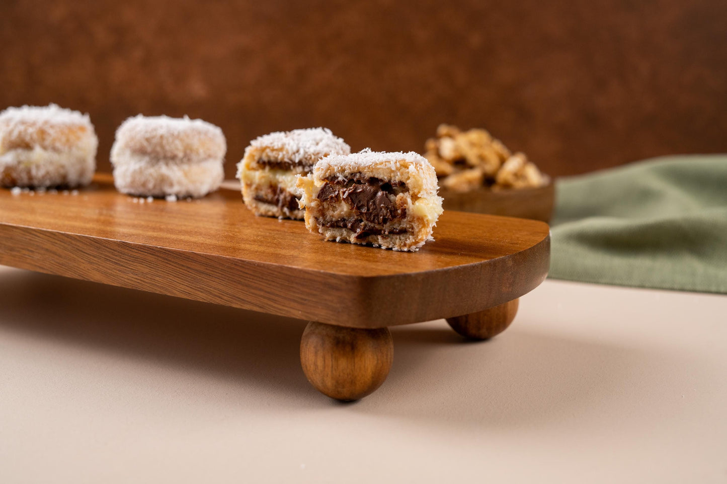Milk Cream Biscuit Bites, Coconut Dessert Bites, Handmade Gourmet Sweet Gift Box, Birthday Dessert Treats