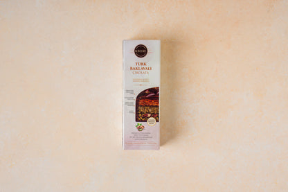 Milk Chocolate with Antep Pistachio & Turkish Baklava