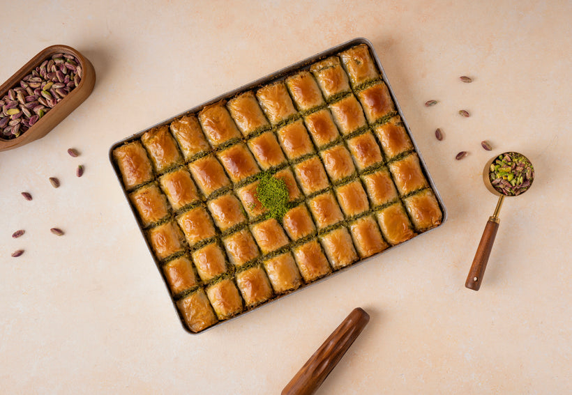 Pistachio Roll Baklava — Fıstıklı Dürüm
