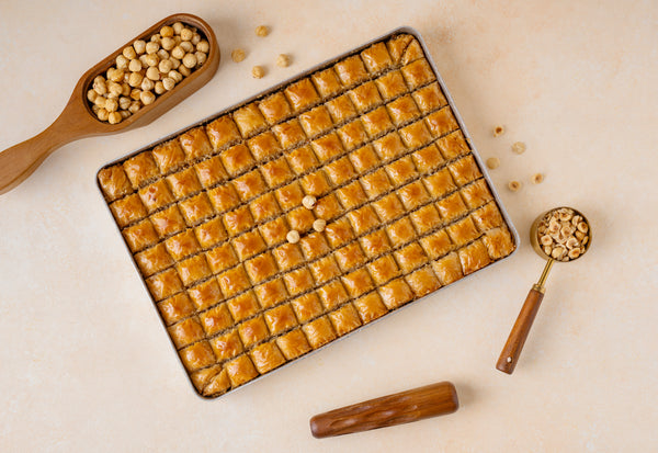 Hazelnut Misket Baklava — Hazelnut Baklava Bites