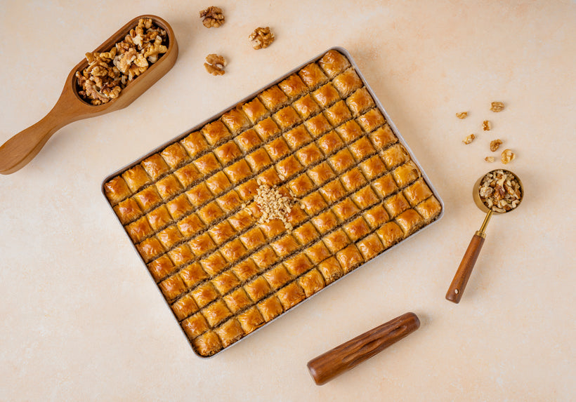Walnut Misket Baklava — Walnut Baklava Bites