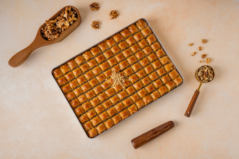 Walnut Misket Baklava — Walnut Baklava Bites