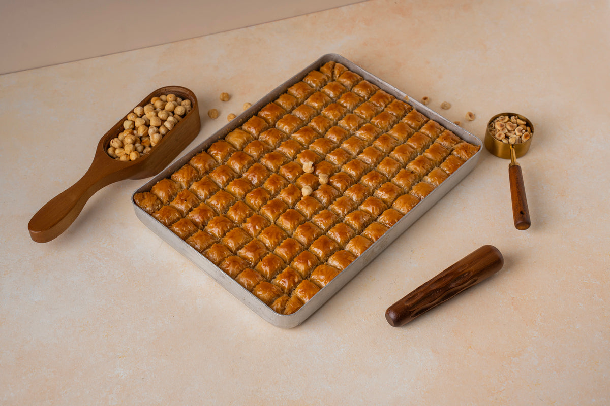 Hazelnut Misket Baklava — Hazelnut Baklava Bites