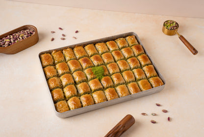 Pistachio Roll Baklava — Fıstıklı Dürüm