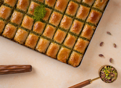 Pistachio Roll Baklava — Fıstıklı Dürüm