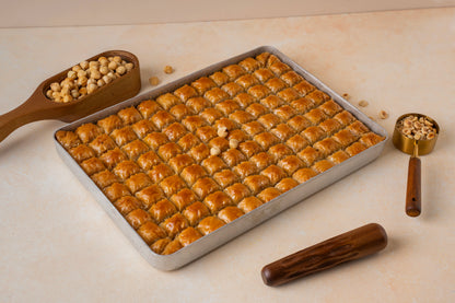 Hazelnut Misket Baklava — Hazelnut Baklava Bites