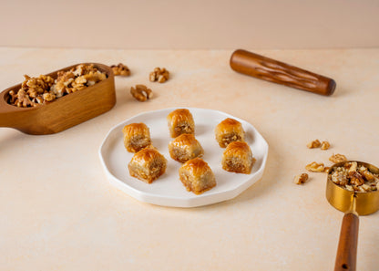 Walnut Misket Baklava — Walnut Baklava Bites