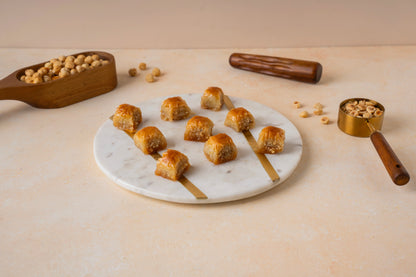 Hazelnut Misket Baklava — Hazelnut Baklava Bites