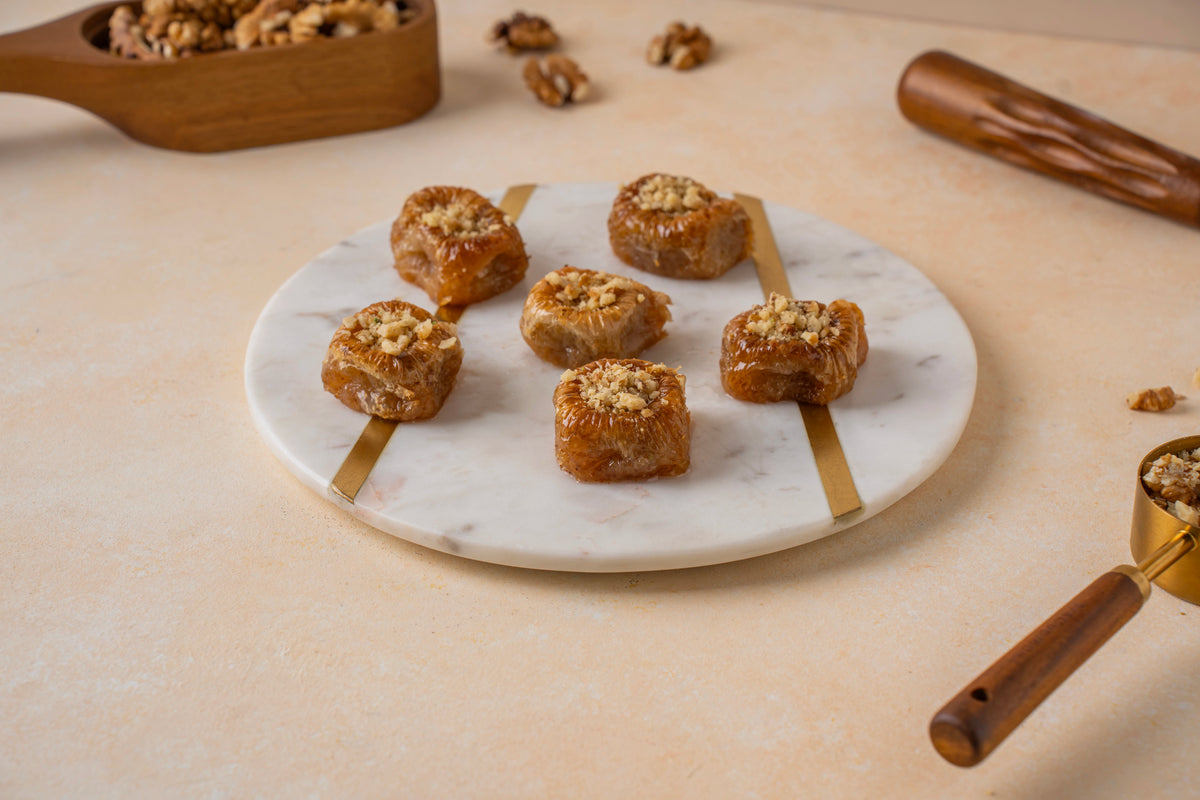 Walnut Nightingale’s Nest Baklava — Cevizli Bülbül Yuvası