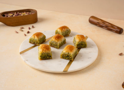 Pistachio Roll Baklava — Fıstıklı Dürüm