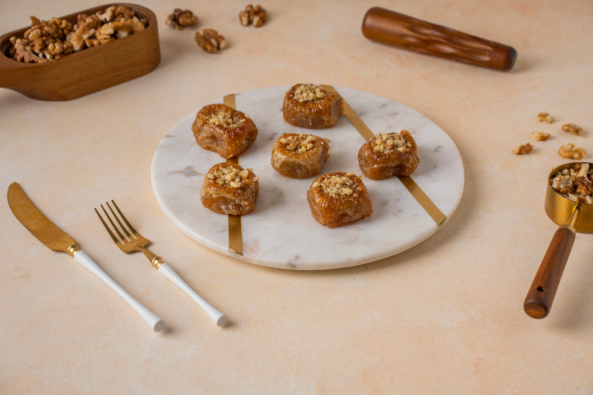 Walnut Nightingale’s Nest Baklava — Cevizli Bülbül Yuvası