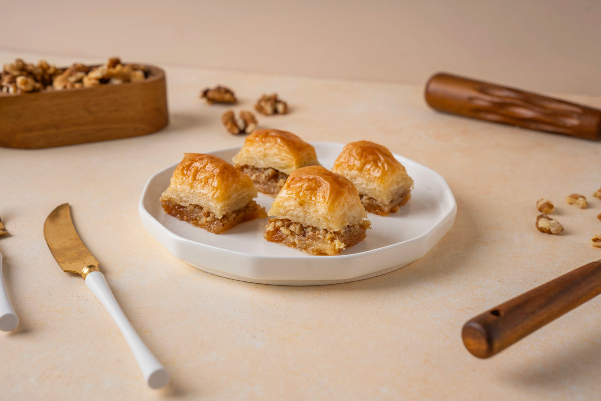 Fresh Walnut Baklava — Cevizli