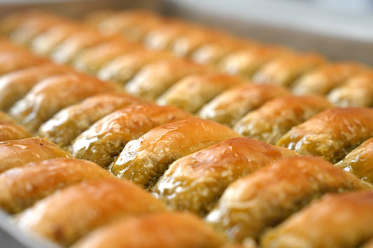 Handmade Gourmet Treat, Pistachio Turkish Baklava, Homemade Baklava Gift Box, Fresh Artisan Ottoman Dessert
