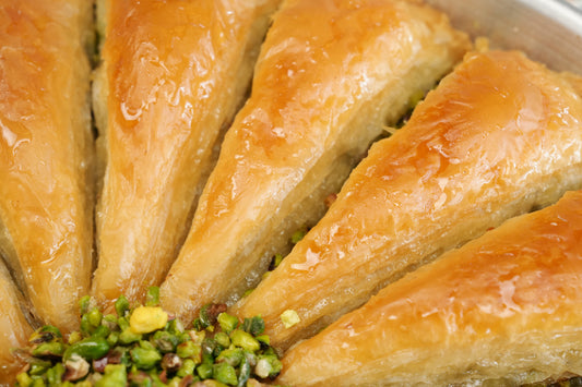 Pistachio Turkish Baklava, Fresh Homemade Baklava, Gourmet Dessert Gift, Luxury Food Gift
