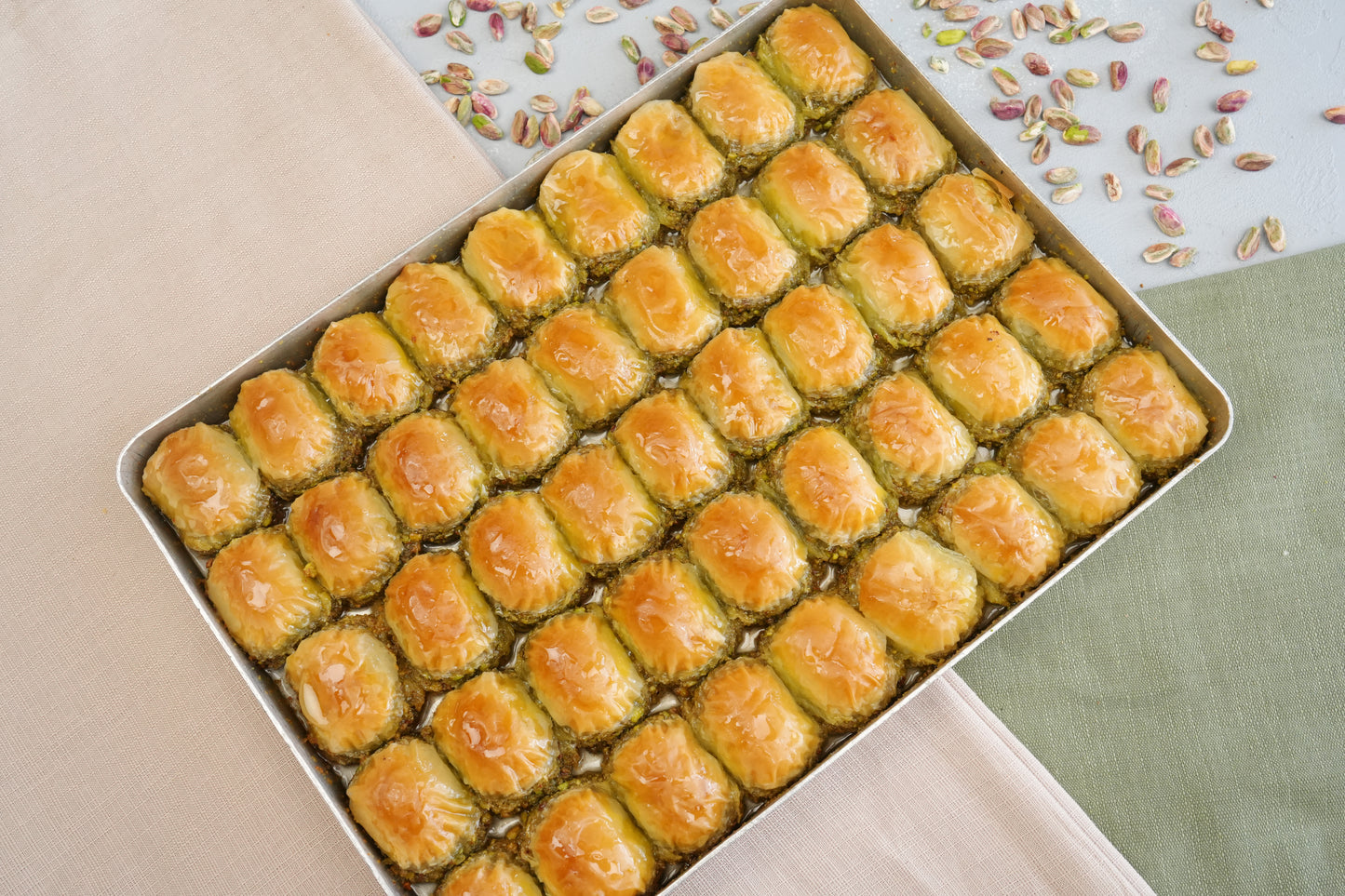 Sweetheart's Lips Baklava — Pistachio Dessert (Dilber Dudağı)