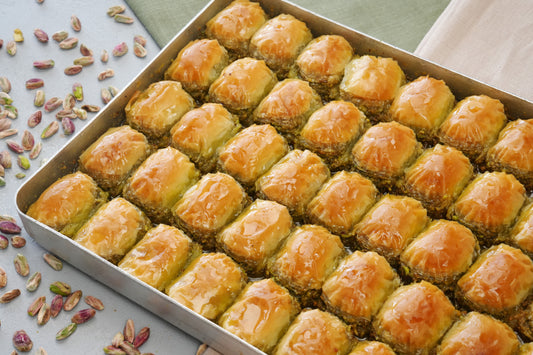 Turkish Baklava Dessert, Pistachio Homemade Baklava, Handmade Gourmet Sweets, Unique Ottoman Pastry, Luxury Gift Treat