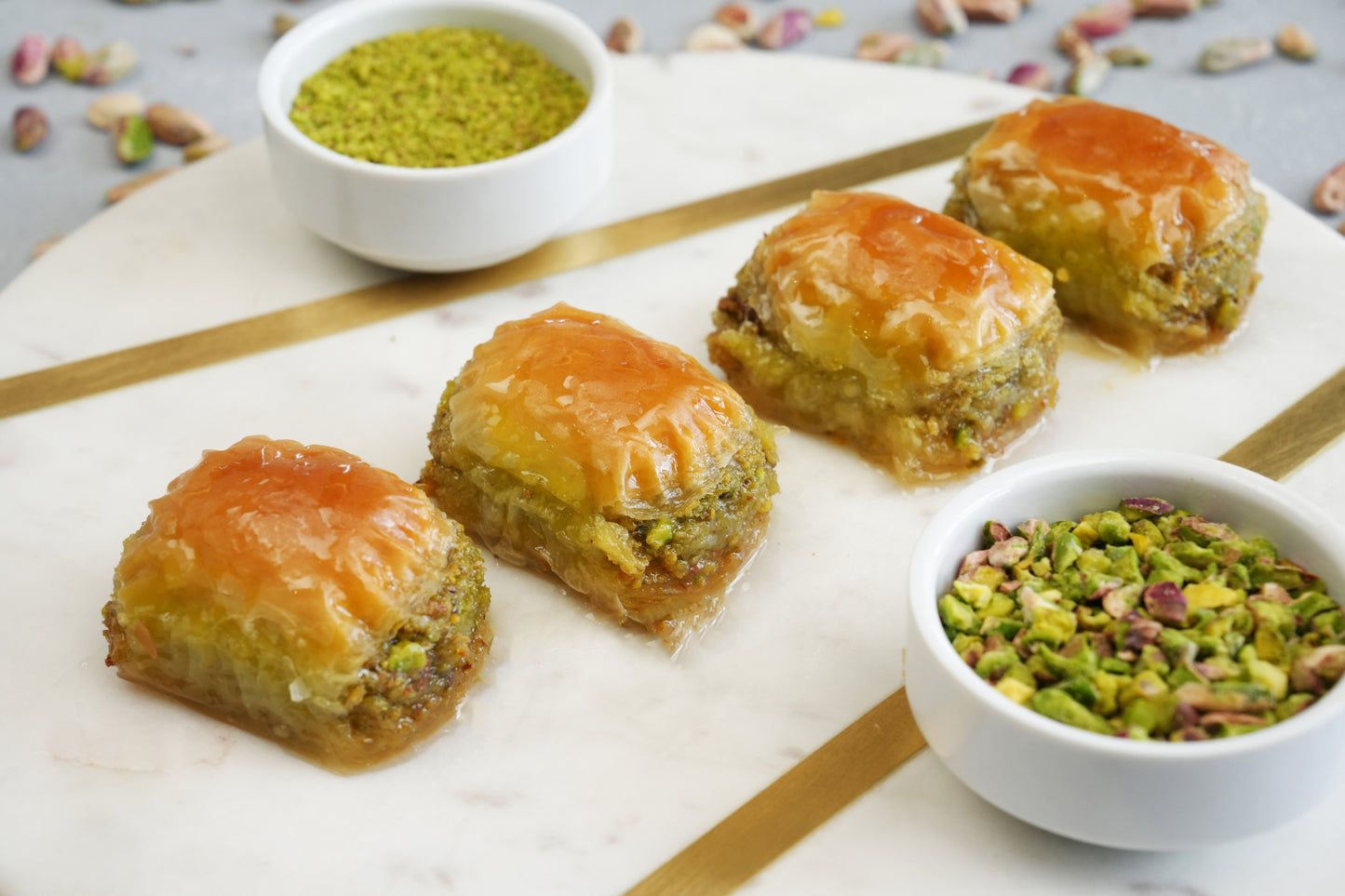 Sweetheart's Lips Baklava — Pistachio Dessert (Dilber Dudağı)