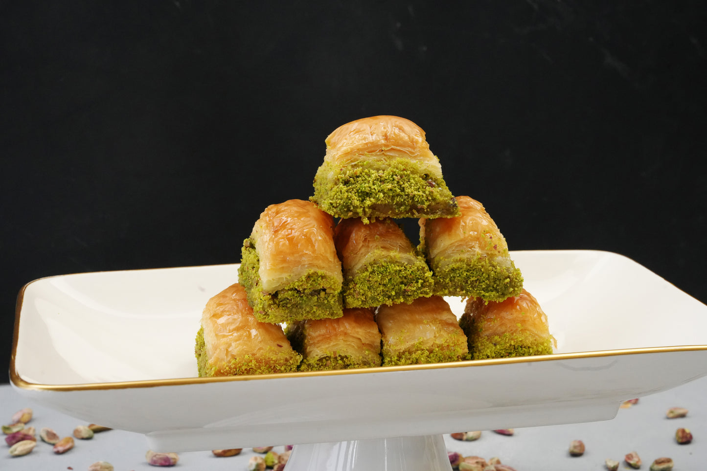 Dry Pistachio Baklava — Crispy & Rich (Kuru Fıstıklı Baklava)