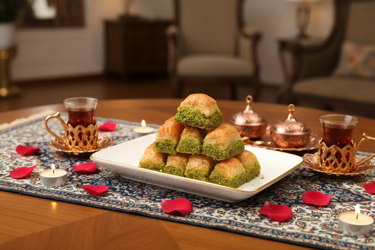 Dry Pistachio Baklava — Crispy & Rich (Kuru Fıstıklı Baklava)