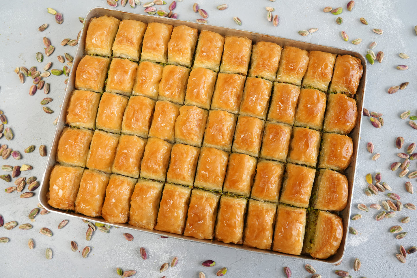 Fresh Pistachio Baklava — Authentic Gaziantep Style | Handmade Dessert Gift Box