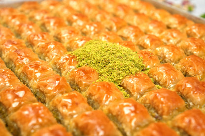 Pistachio Baklava Bites — Round & Crispy (Fıstıklı Misket)