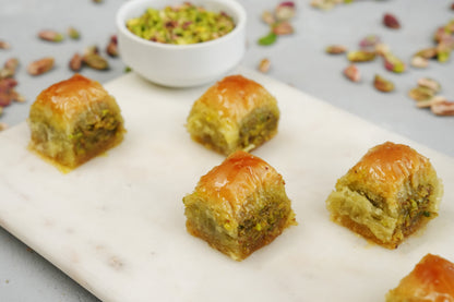 Pistachio Baklava Bites — Round & Crispy (Fıstıklı Misket)