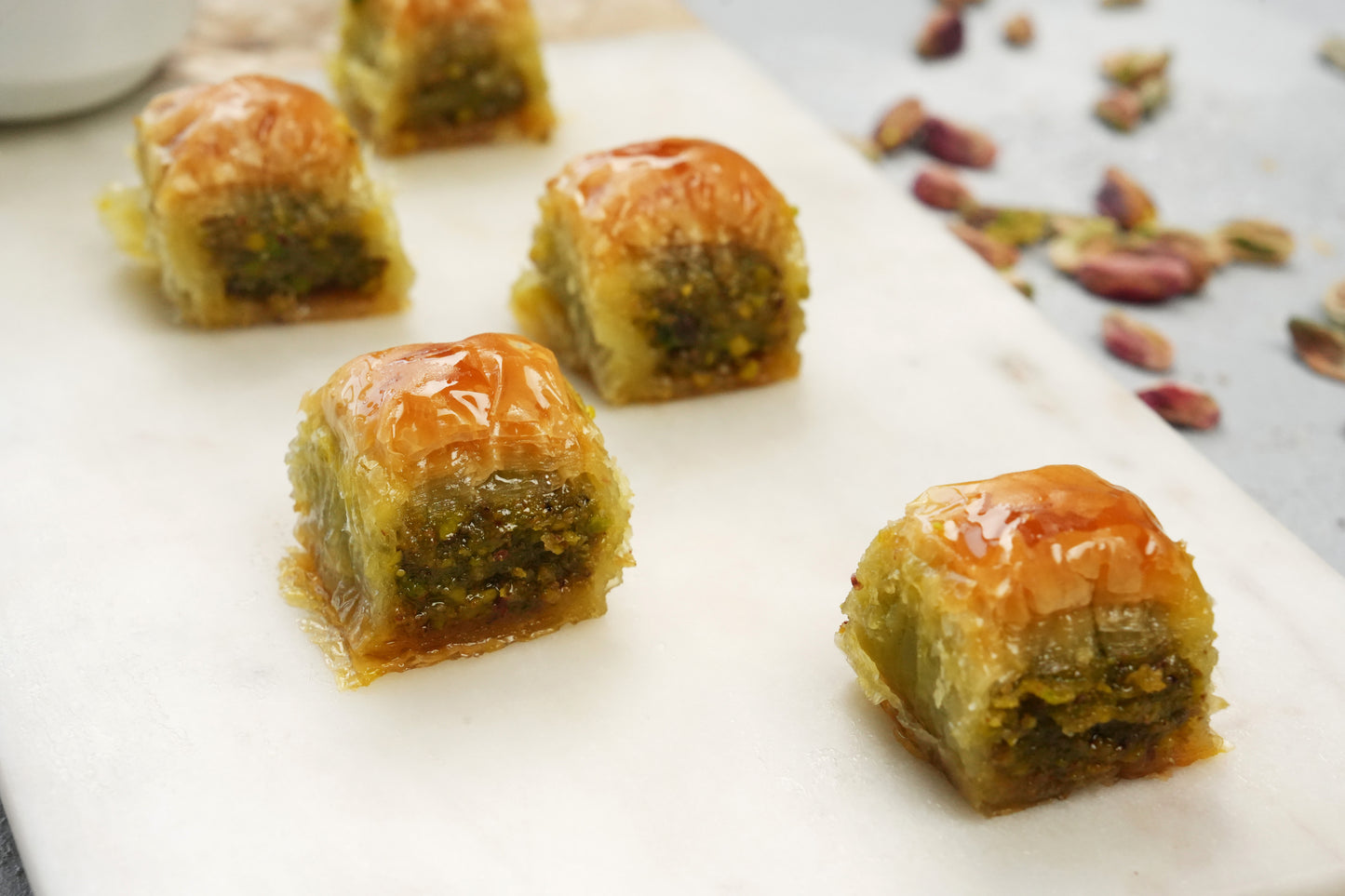 Pistachio Baklava Bites — Round & Crispy (Fıstıklı Misket)