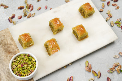 Pistachio Baklava Bites — Round & Crispy (Fıstıklı Misket)