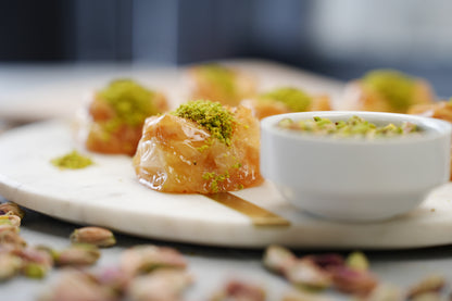 Nightingale's Nest Baklava — Pistachio Filled (Bülbül Yuvası)