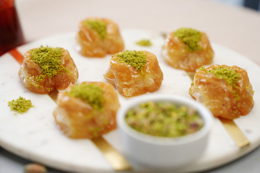Baklava Gift Box, Turkish Pistachio Baklava, Handmade Gourmet Dessert, Luxury Food Sweets Gift