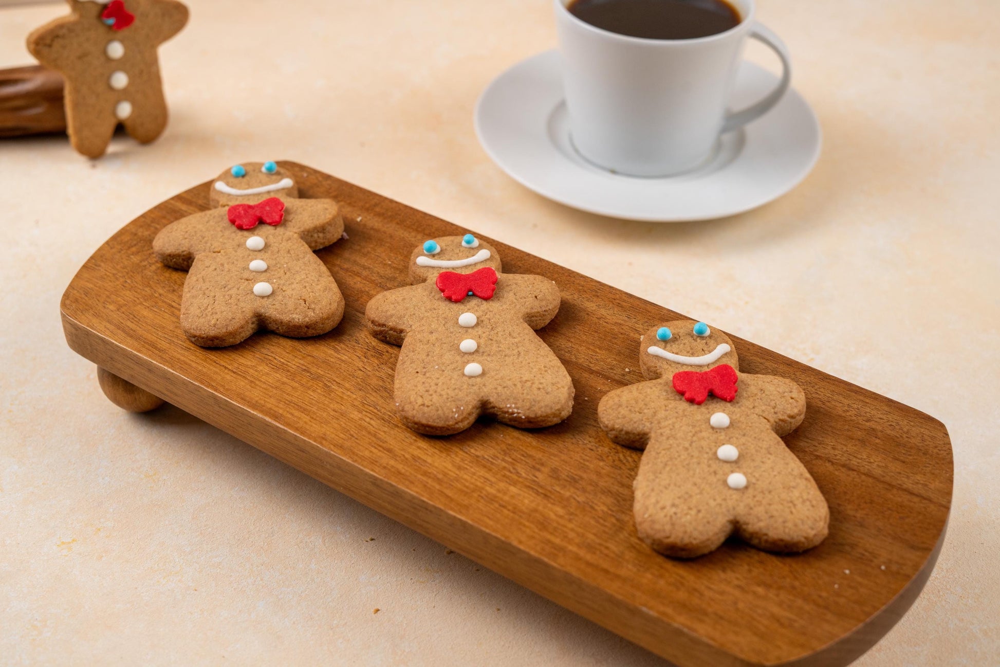 Gingerbread Baby Cookies, Handmade Cookies, Cute Party Treats, Birthday Cookie Gift Box, Coffee & Tea Snack