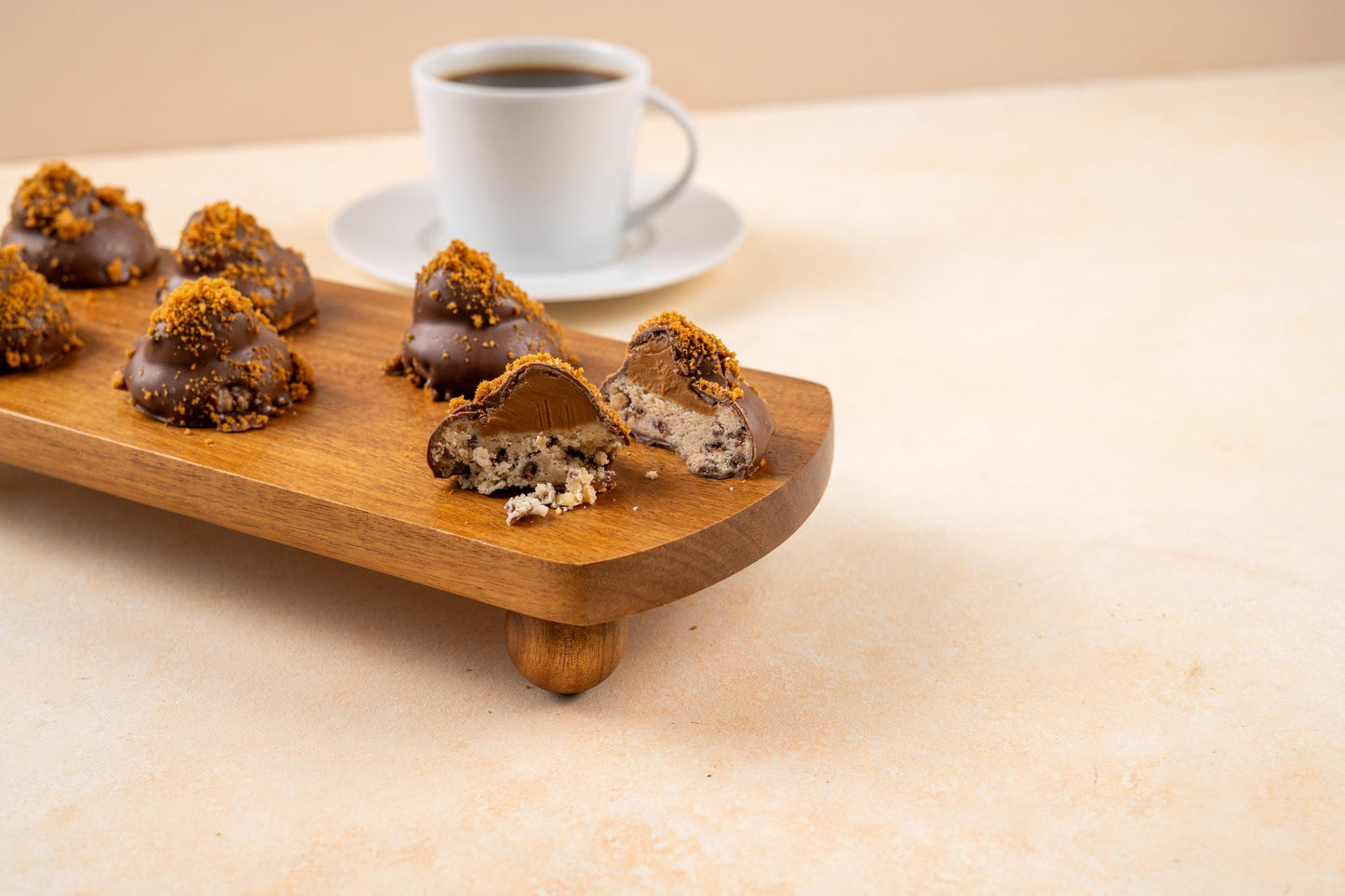 Lotus Filled Cookies, Handmade Gourmet Cookies, Chocolate Covered Cookie Gift Box, Coffee & Tea Treats, Wedding Cookies