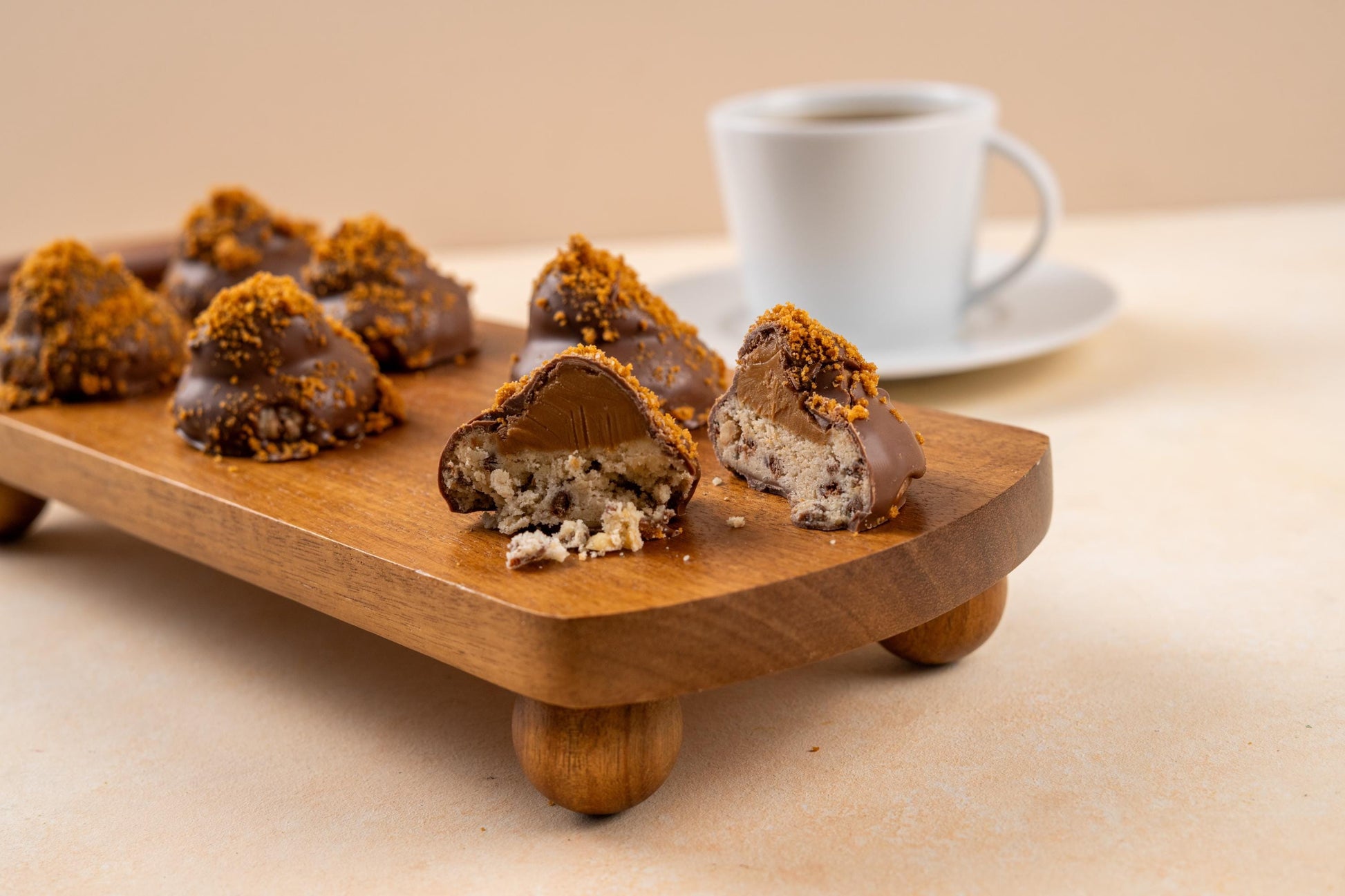 Lotus Filled Cookies, Handmade Gourmet Cookies, Chocolate Covered Cookie Gift Box, Coffee & Tea Treats, Wedding Cookies