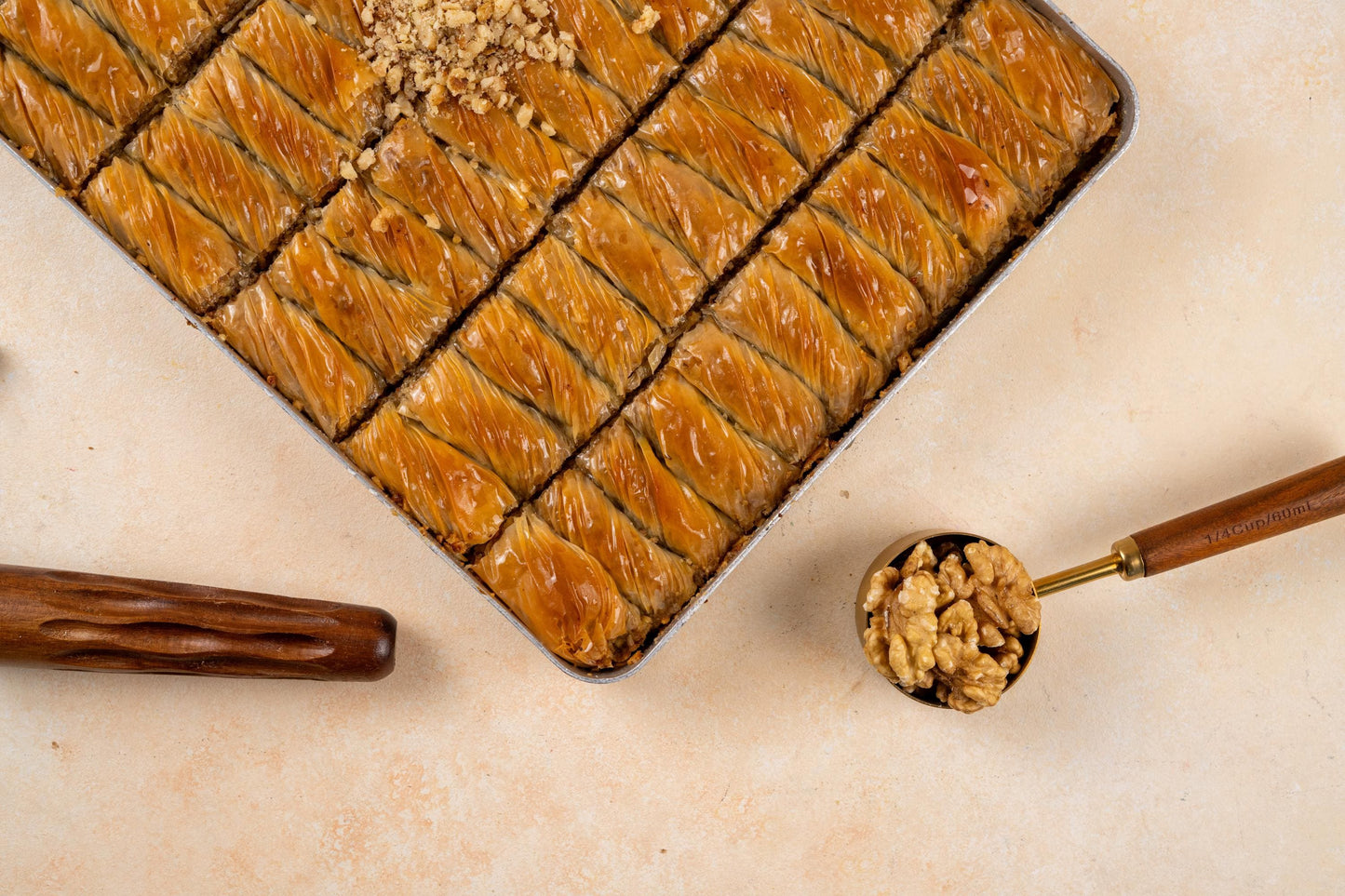 Turkish Walnut Baklava, Homamade Baklava, Wedding Dessert, Gourmet Turkish Sweets, Middle Eastern Dessert, Dessert Tray