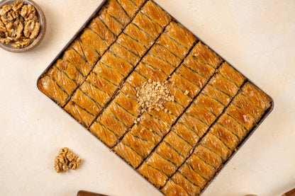 Turkish Walnut Baklava, Homamade Baklava, Wedding Dessert, Gourmet Turkish Sweets, Middle Eastern Dessert, Dessert Tray