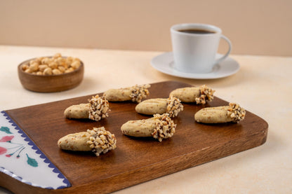 Leaf Cookie, Handmade Gourmet Cookies, Housewarming Cookie Gift Box, Coffee & Tea Treats, Chocolate Hazelnut Cookies, Fr