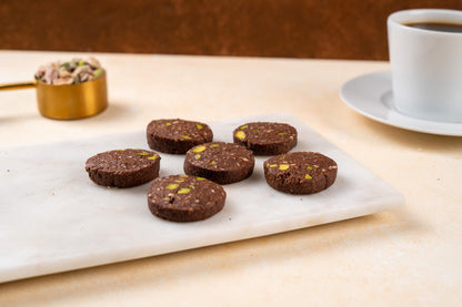 Mini Pistachio Cookies, Chocolate Chip Cookies, Handmade Gourmet Cookie Gift Box, Wedding Treats, Coffee & Tea Snack