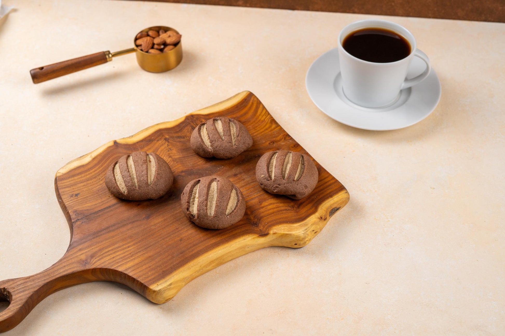 Tahini Filled Cookies, Handmade Gourmet Cookies, Cookie Gift Box, Coffee & Tea Treats, Bakery Treats