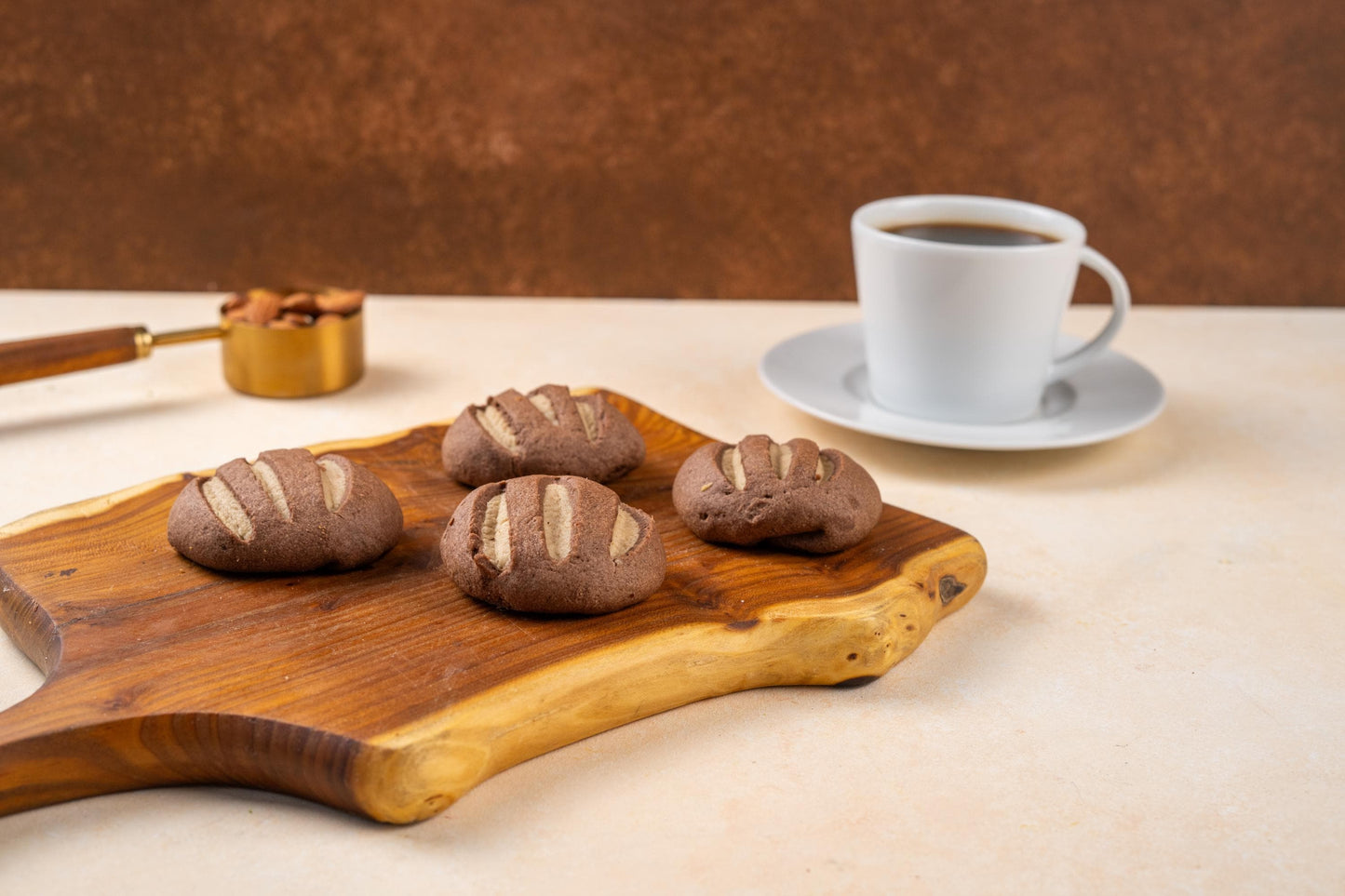 Tahini Filled Cookies, Handmade Gourmet Cookies, Cookie Gift Box, Coffee & Tea Treats, Bakery Treats