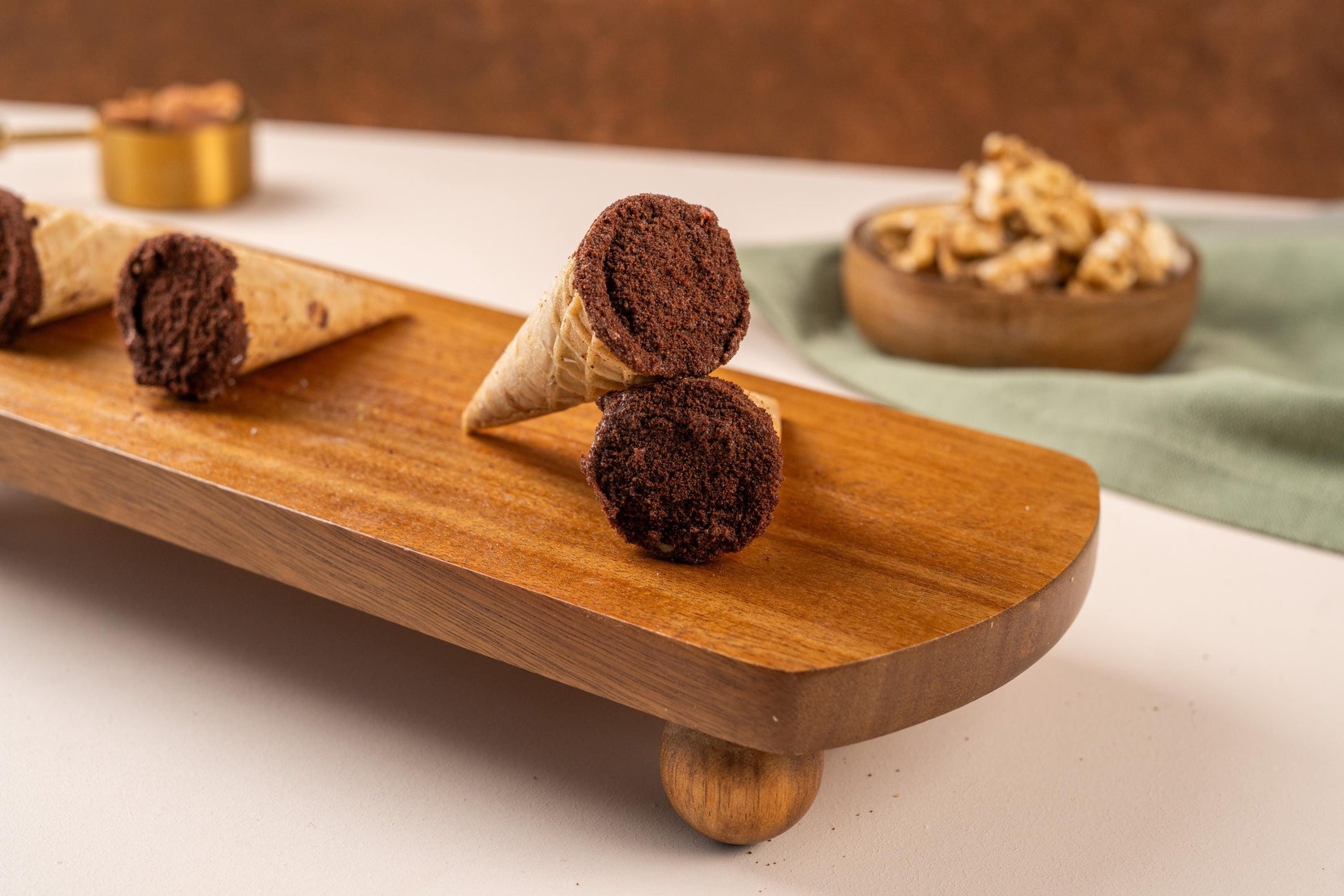 Mini Caramel Cornet, Chocolate Caramel Dessert Bites, Luxury  Party Treats, Birthday Dessert Gift Box