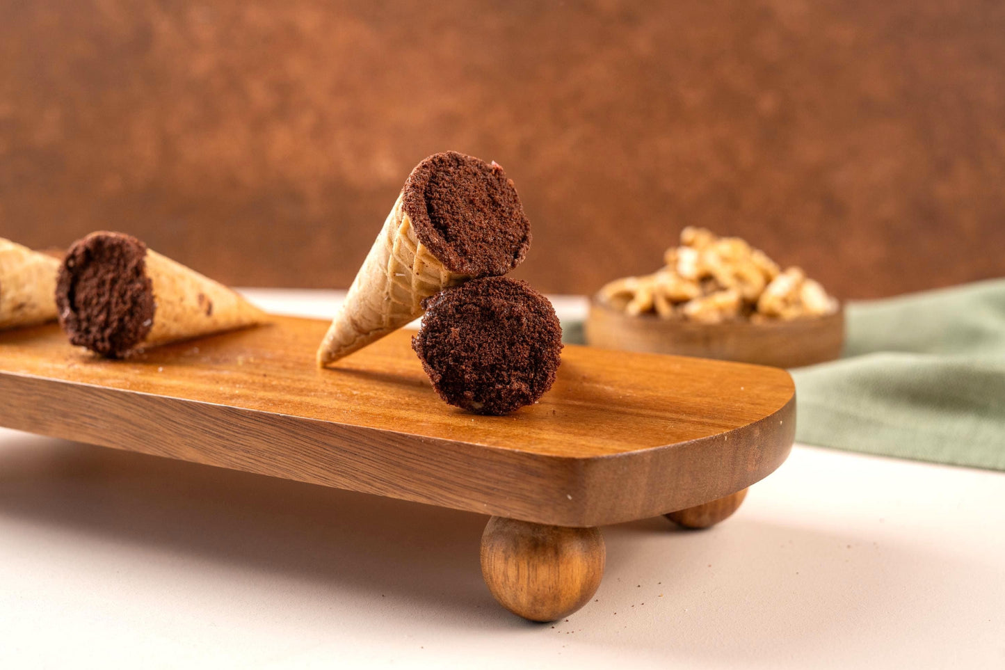 Mini Caramel Cornet, Chocolate Caramel Dessert Bites, Luxury  Party Treats, Birthday Dessert Gift Box