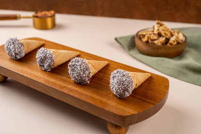 Mini KitKat Cornetto, Chocolate Coconut Dessert Bites, Gourmet Party Treats, Birthday Dessert Gift Box