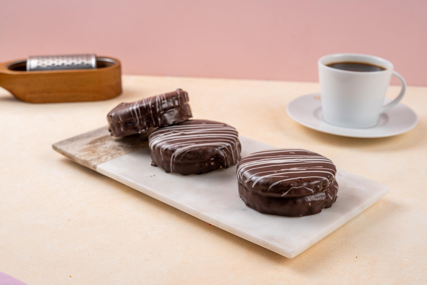 Raspberry Bombastic Cookies, Chocolate Covered Filled Cookies, Handmade Gourmet Cookie Gift Box, Bridal Shower Treats