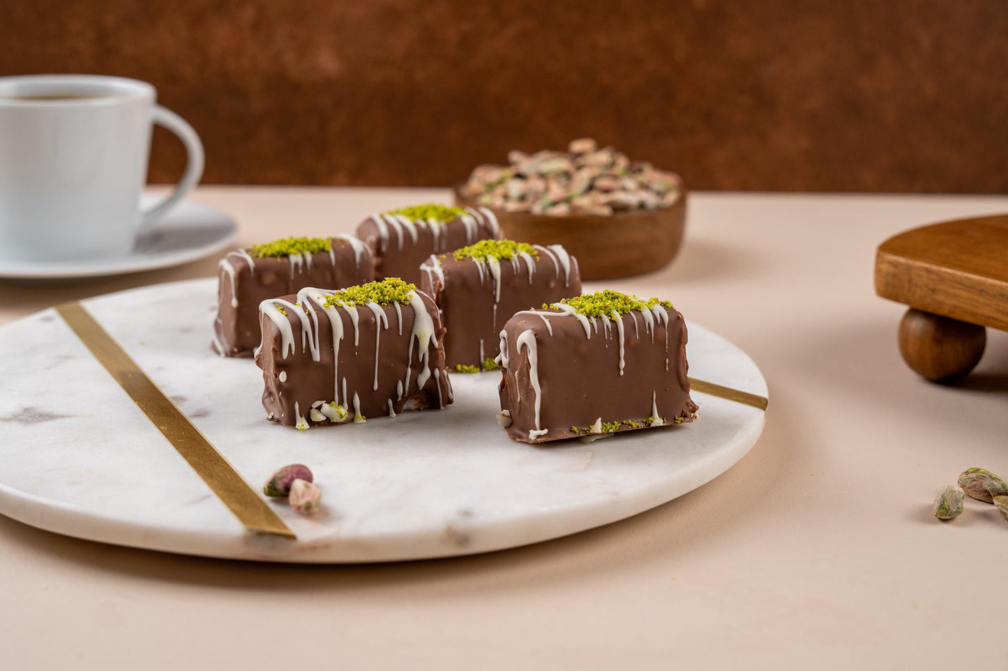 Chocolate Matmazel Dessert, Coconut Cream Bites, Handmade Gourmet Sweet Gift Box, Housewarming Dessert Treats