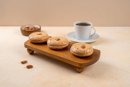 Turkish Acibadem Cookies, Almond Turkish Macarons, Handmade Gourmet Cookies, Traditional Turkish Dessert, Coffee Treat D