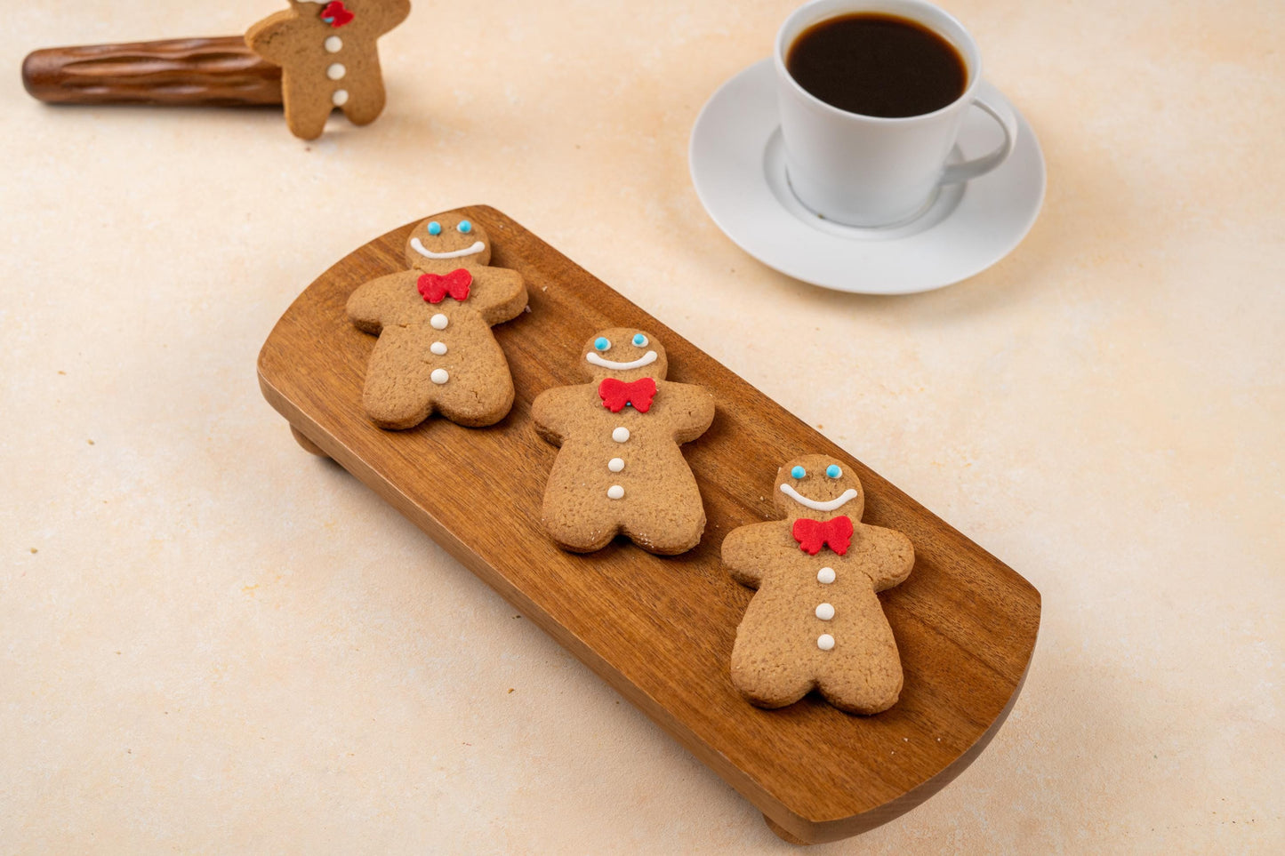 Gingerbread Baby Cookies, Handmade Cookies, Cute Party Treats, Birthday Cookie Gift Box, Coffee & Tea Snack
