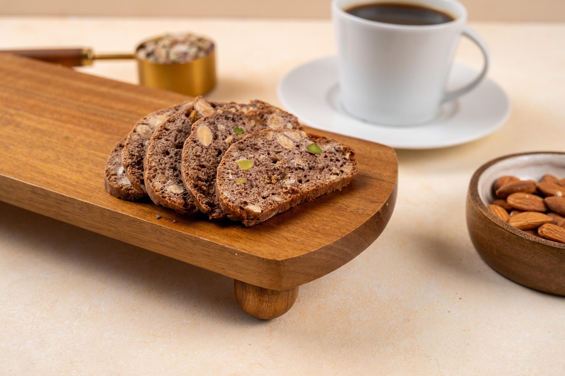 Chocolate Biscotti, Crunchy Gourmet Cookie, Housewarming Food Gift Box, Handmade Coffee & Tea Treats, Turkish Bakery Sna