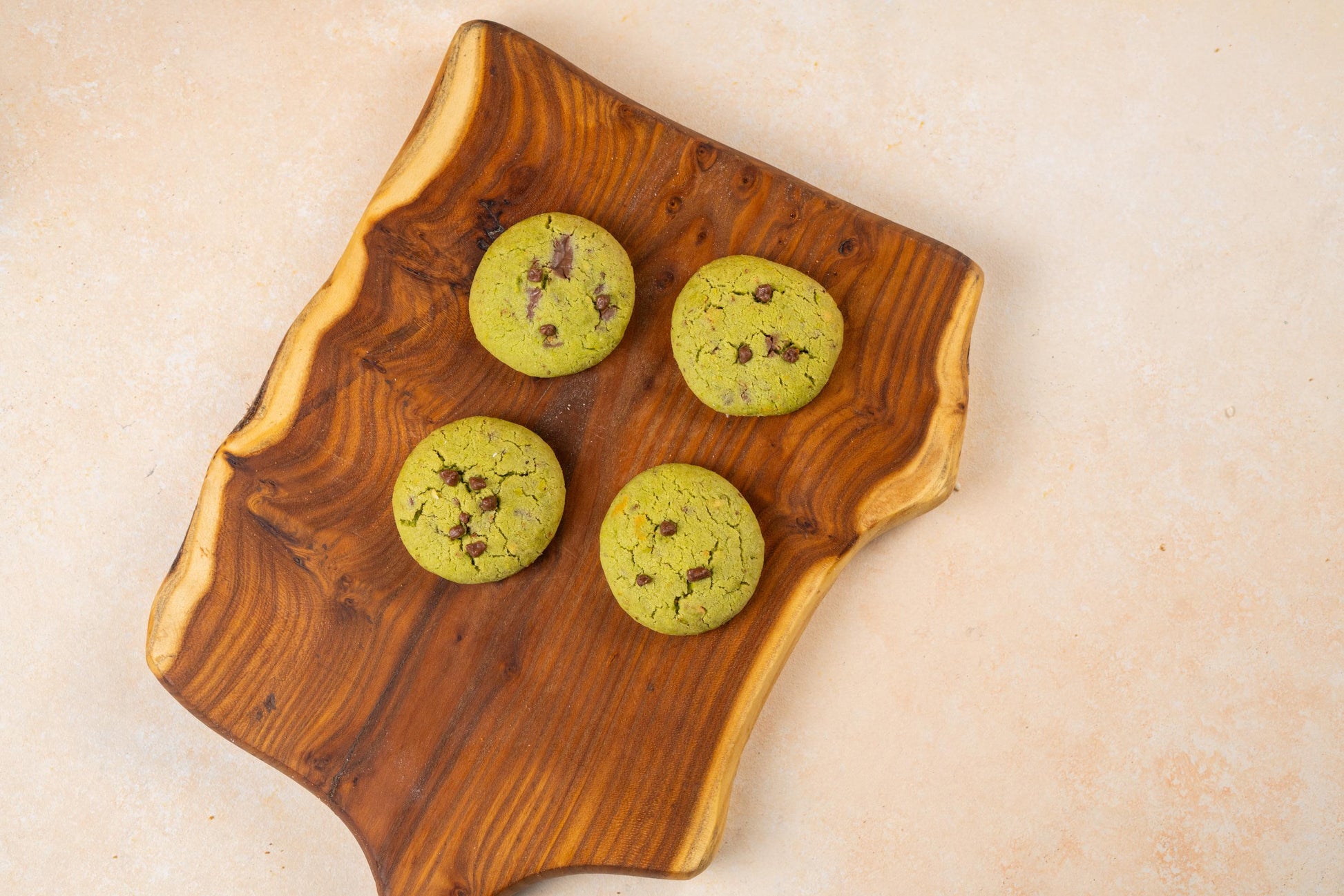 Pistachio Cookies, Handmade Gourmet Cookies, Birthday Cookie Gift Box, Coffee & Tea Treats, Chocolate Pistachio Cookies